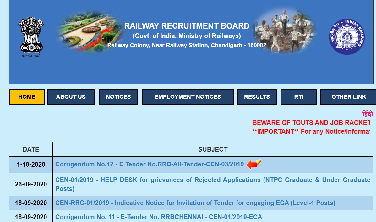 RRB NTPC Recruitment 2021 Apply Online