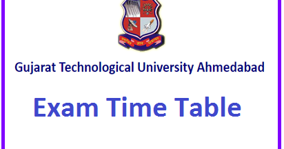 GTU Time Table 2022